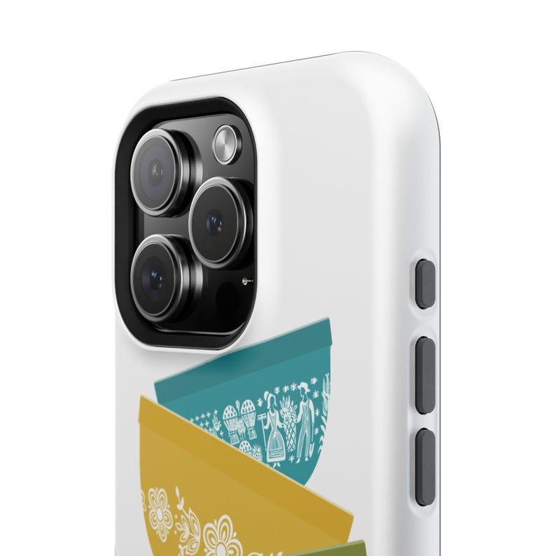 Pyrex Case Pyrex Inspired iPhone Case, Stacked Vintage Bowls Gooseberry Butterfly ...