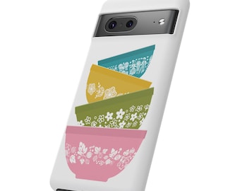 Op Pyrex geïnspireerde Google Pixel-telefoonhoesje voor mengkommen