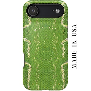 Seamless Pattern Snake Skin Print iPhone MagSafe Tough Case 17 16 15 14 13