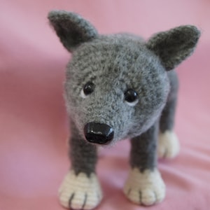 Jonge wolf, gehaakt!