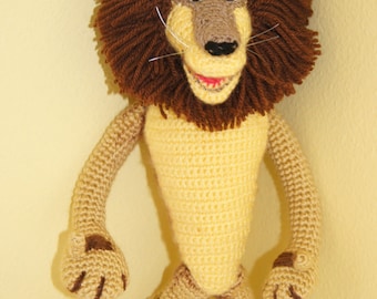 Lion Alex(crochet, hero of *Madagascar*