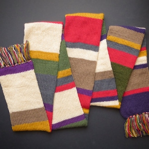 Bufanda de 3,6 metros inspirada en el Cuarto Doctor - Tom Baker