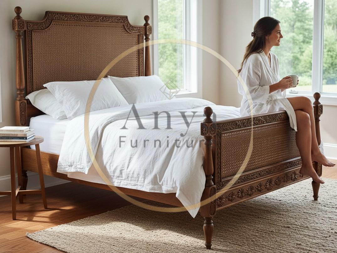 Queen size bed - Etsy México, image size:1074x806