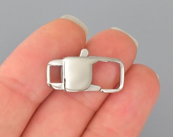 1 STAINLESS STEEL 23mm Lobster Clasp - 23X10mm Rectangle 316 Surgical Stainless Steel Metal Lobster Claw Clasp - 7313