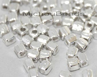 8x6.5mm w Large 3.2mm Hole Boho Metal Spacer Lead and Nickel Free Beads 5 Antiqued SILVER 8mm Rondelle Beads 5680 Ship from USA