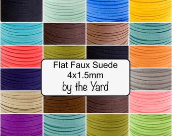 3m WHITE COLOUR FAUX MANMADE SUEDE//COLOUR THONG JEWELLERY MAKING CORD
