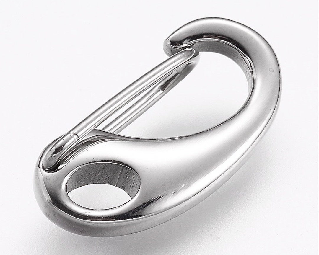 STAINLESS STEEL 19mm Lobster Clasps 19x9mm 304 Stainless Steel Self Closing Carabiner Push Gate