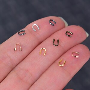 silver small  wire guardians wire protectors 0.5mm hole 4mm silver wire guardian accu-guard accu guards gold copper black gumnmetal wires protectors wholesale bulk jewelry findings by MichouBeads