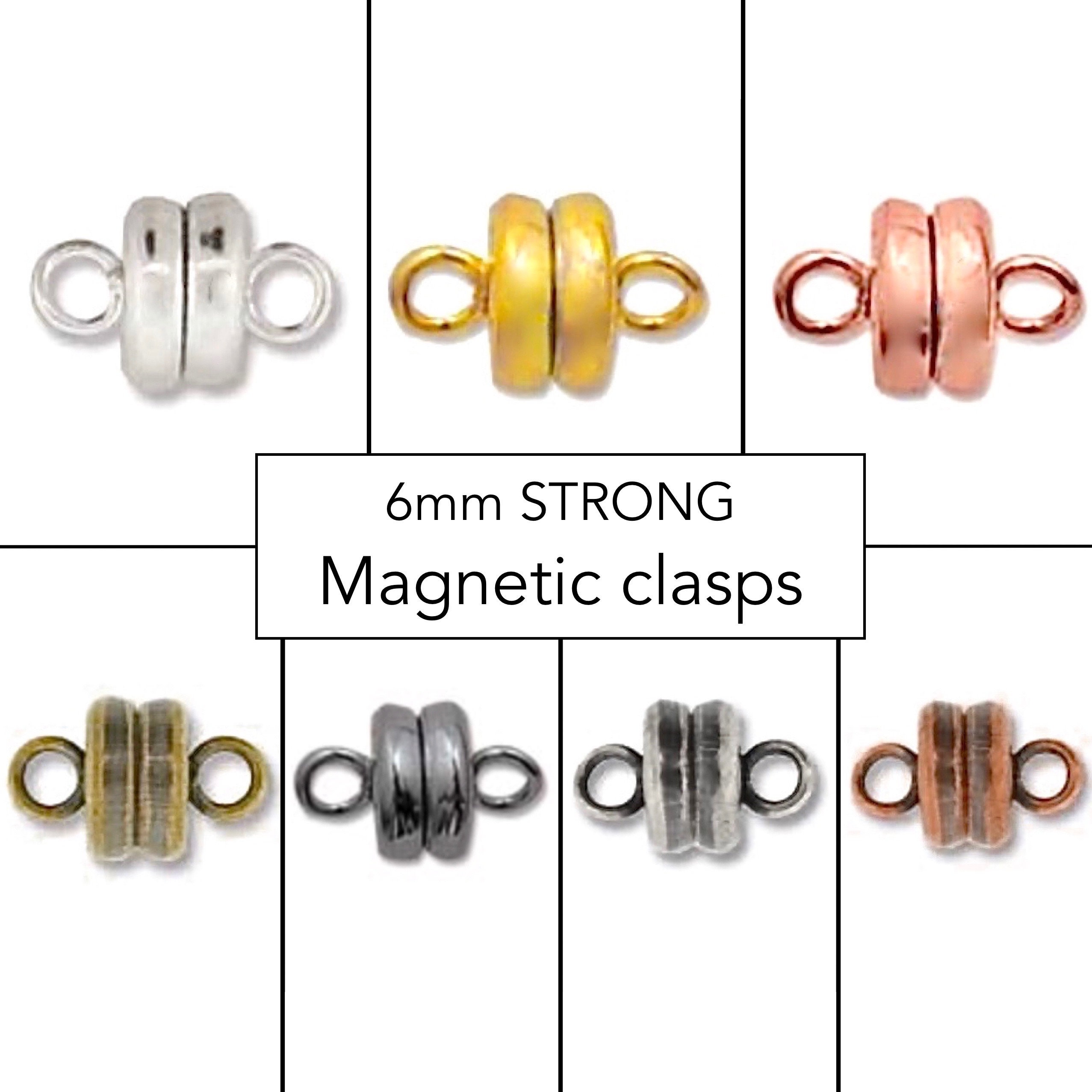 20Pcs 12*6mm Strong Magnetic Clasps for Necklace Bracelet Jewelry Findings  USA