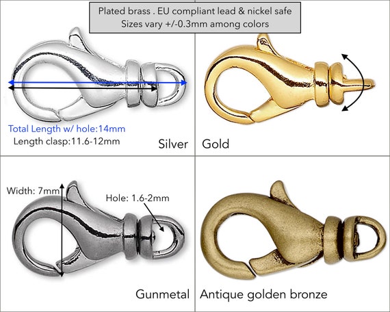 50 Pcs Braclet Kit Clasps For Jewelry Making Swivel Clasp Bracelet