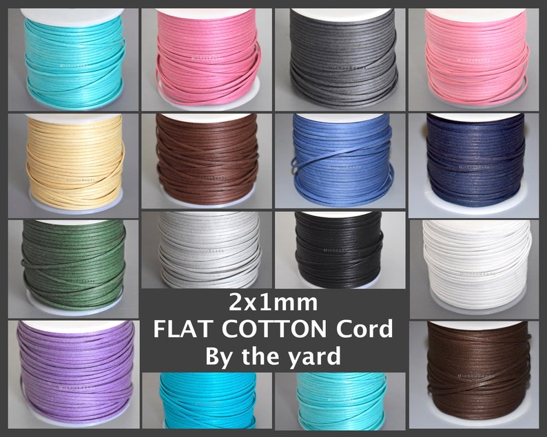 For Diy Wrap Beading Bracelets 5 Feet LAVENDER 4x1mm Wax Cotton Cord Polished Strong Lightly Waxed Cotton 4mm FLAT COTTON Cord
