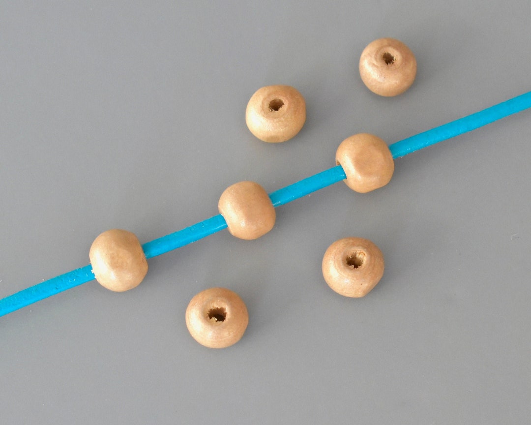 100 Perline Europee In Resina Con Anima In Ottone | Grandi Foro 14mm | Rondelle Bicolore Per Bracciali