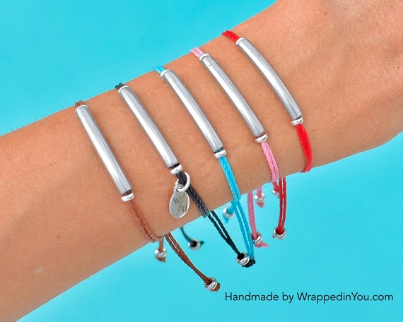 STAINLESS Steel 30mm TUBE Beads 30x4mm Curved Noodle With