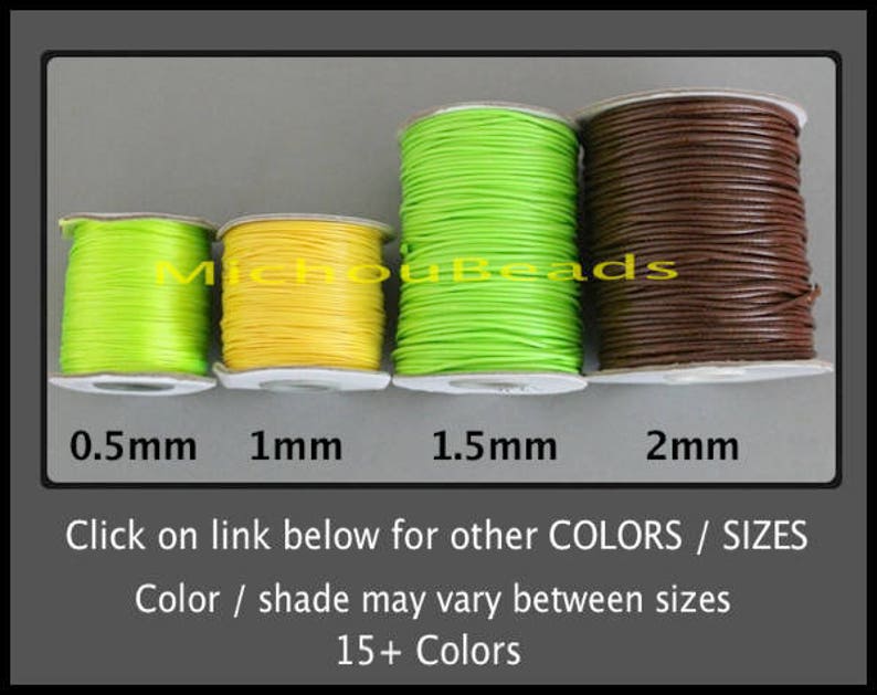 Wholesale Cording AQUA 45 Feet Round Soft Shiny Polyester Wax Cord for Beaded Wrap Stringing Bracelets 15 Yards 1mm KOREAN Waxed Cord