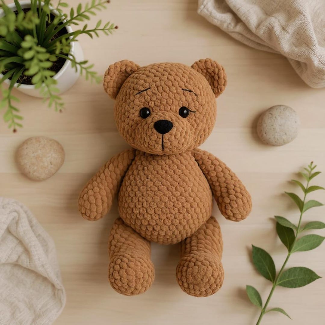 Teddy Bear Crochet Pattern | Amigurumi PDF | Plush Toy Tutorial | Easy ...