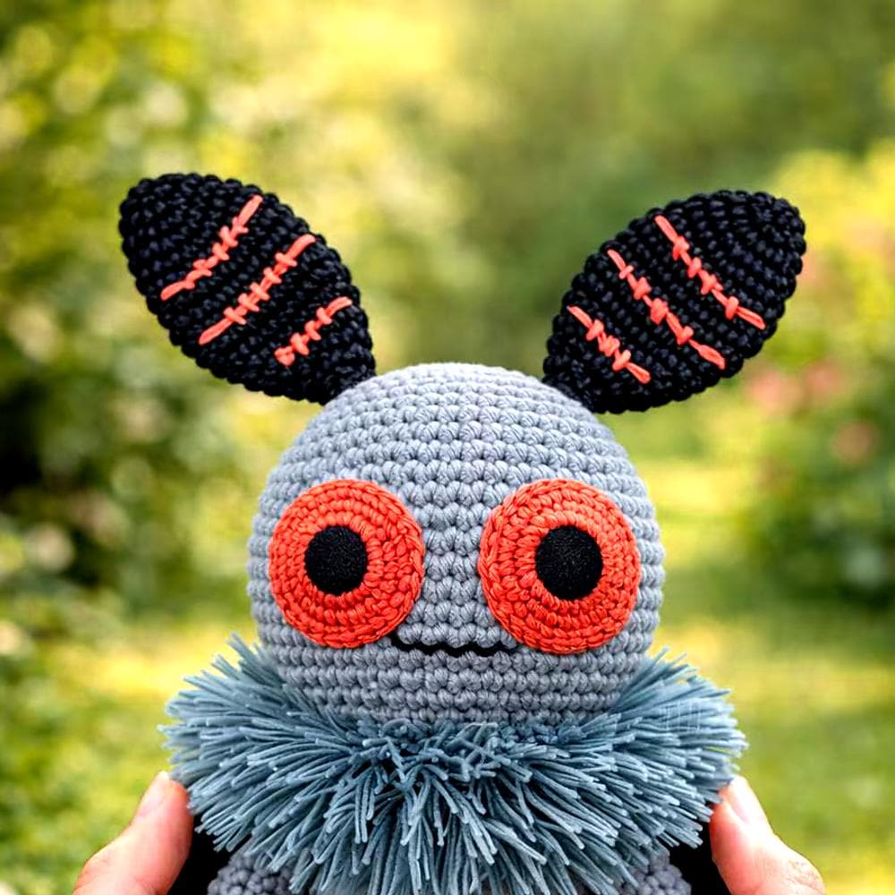 30 Mothman Crochet Patterns for Cute, Creepy, and Display-Worthy Makes 27 Spooky Gothic Mothman Crochet Pattern