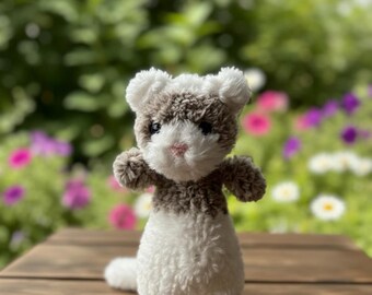 Patrón de ganchillo realista de hurón amigurumi / Tutorial en PDF para peluche (descarga instantánea)