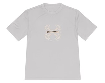 Camiseta de poliéster BrandonFit: ligera y de secado rápido para entrenar.