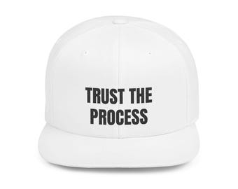 Gorra plana con visera plana Trust The Process