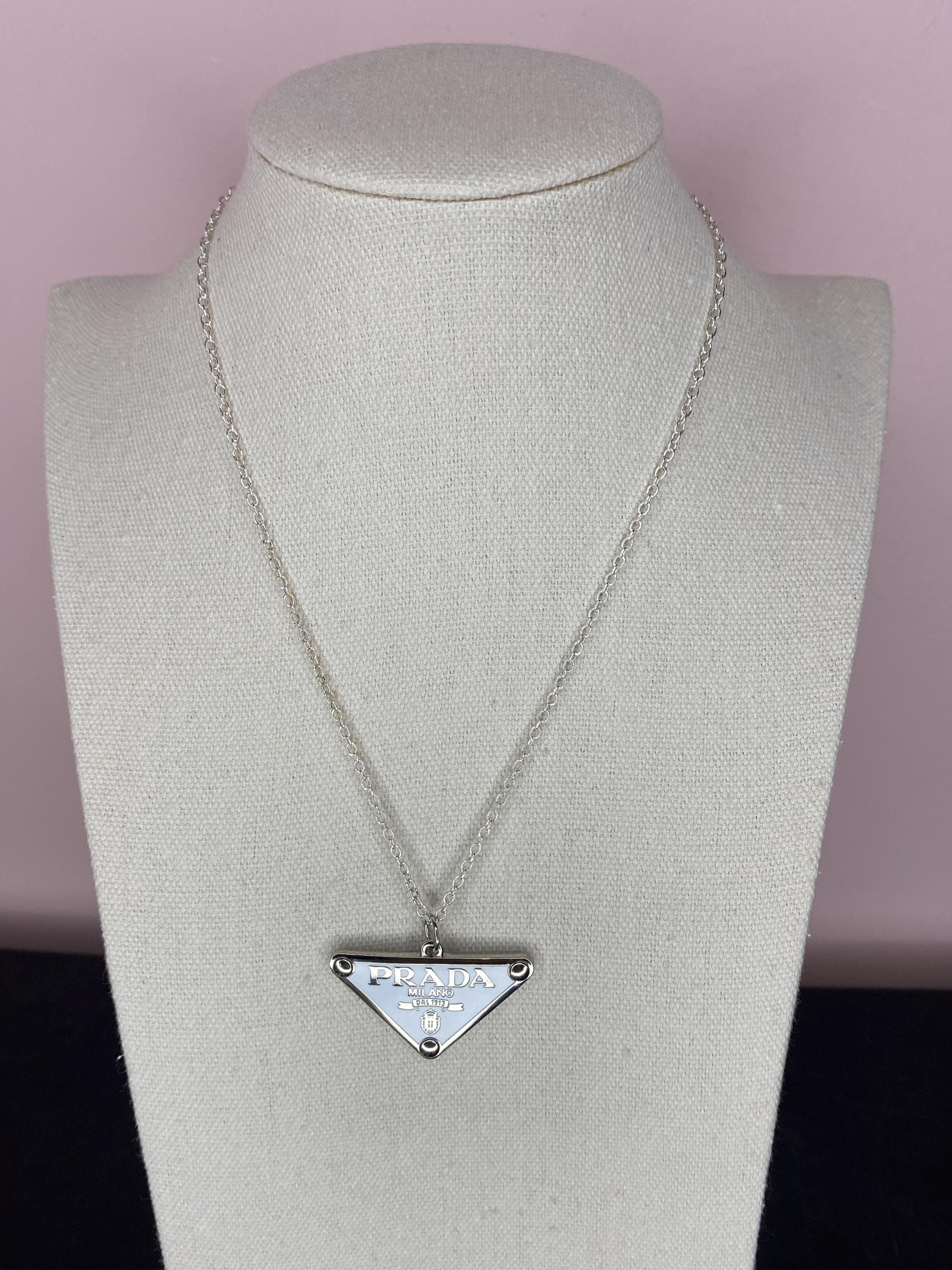 Prada necklace triangle - Etsy 日本