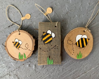 Bee - Bumble Bee - Save the Bees - Bee Lover - Fairy Garden - Garden Lover - Christmas Ornament - Witchy - Inspired By Nature