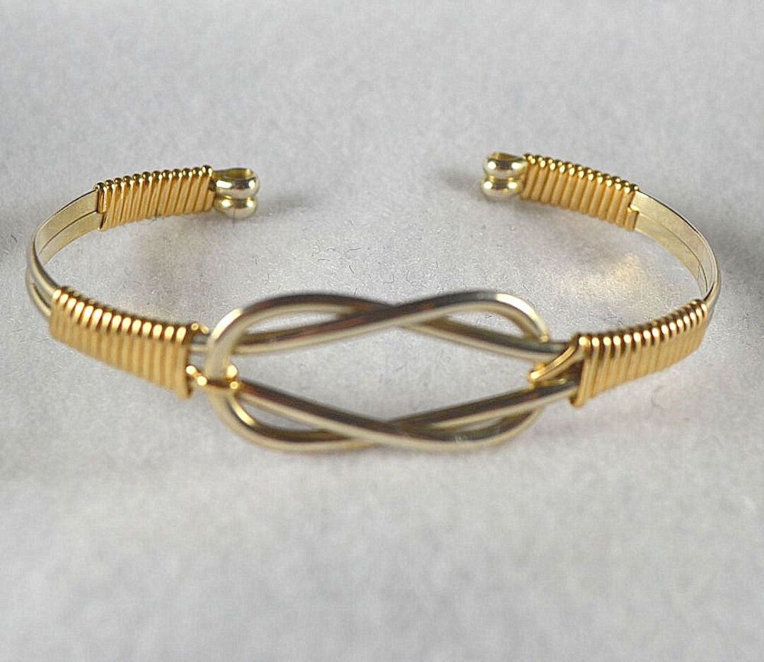 Wire Wrapped Knotted Cuff Bracelet Tutorial – Intermediate PDF - Etsy