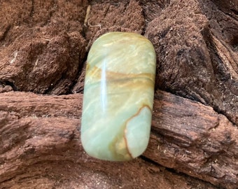 Blue picture jasper   Stone, ring or pendant.  You choose.