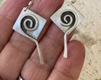 Sterling silver designer earrings