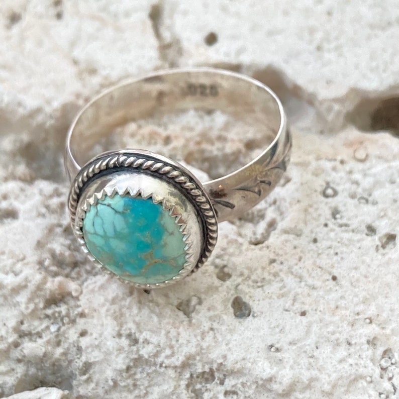 Whitewater turquoise ring image 3