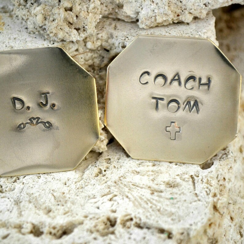 Custom tennis racquet name plate. solid brass. Will fit all Etsy