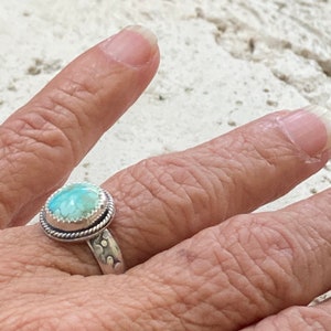 Whitewater turquoise ring image 2
