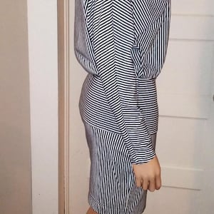 knit back slitted maxi dress Provence Dress