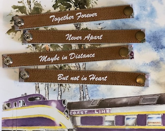 Set of four friendship bracelets