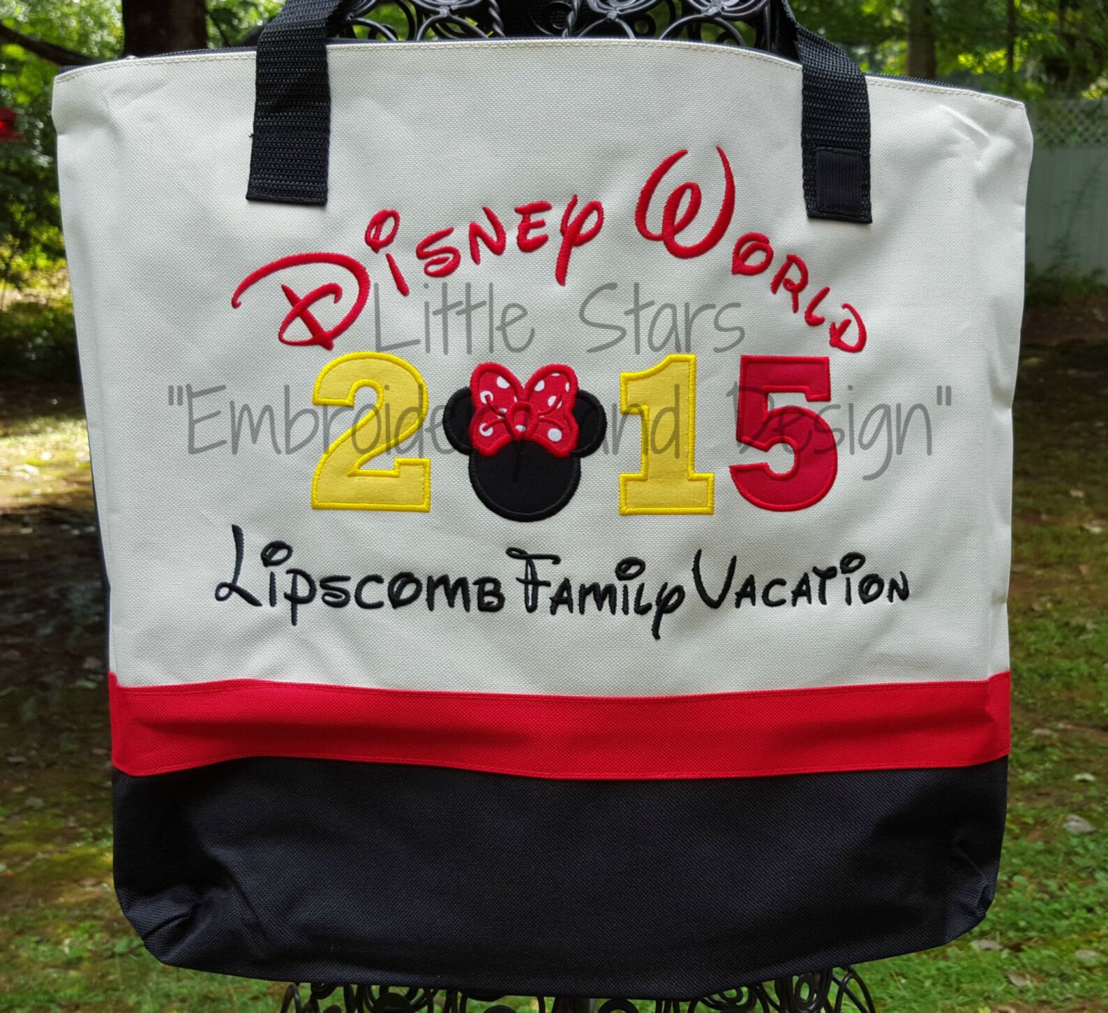 Disney Tote bag for Vacation Cruise or Gift Embroidered and Etsy