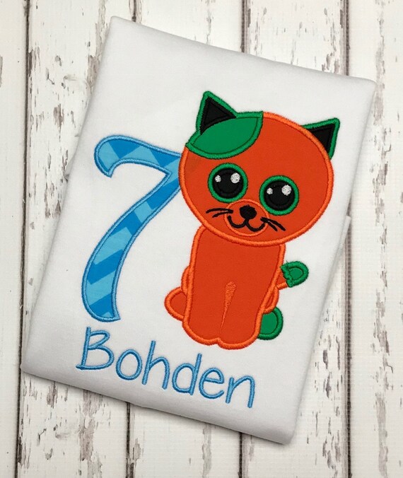 orange cat beanie boo