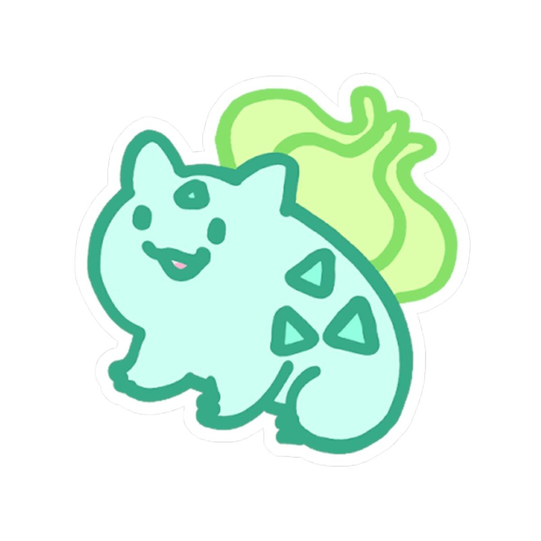Bulbasaur Pokemon Inspired Sticker - Etsy