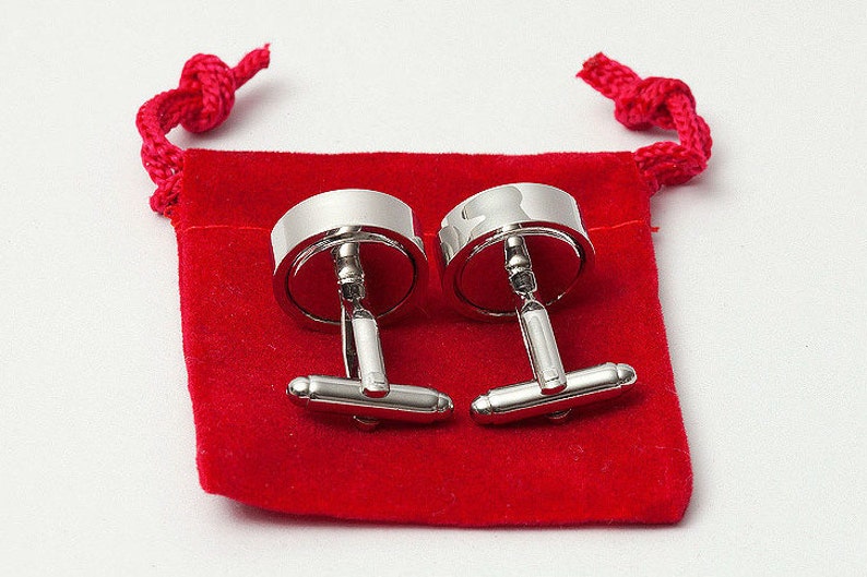 Baseball Cufflinks made from a real Game Used baseball!