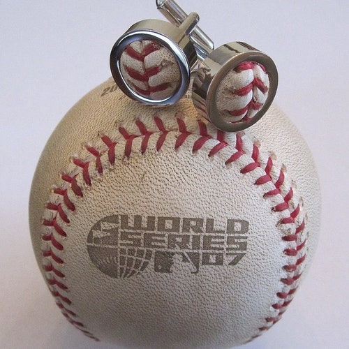 Boutons de manchette de baseball des Red Sox World Series