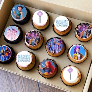 k-pop pre cut edible cupcake/cake toppers premium icing sheets personalised