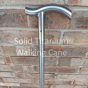 Solid Titanium T-Handle Tactical Walking Cane