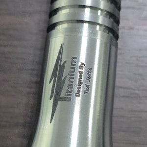 Solid Titanium Ball Handle Walking Cane - Machined From 6Al-4V Grade 5 Titanium image 12