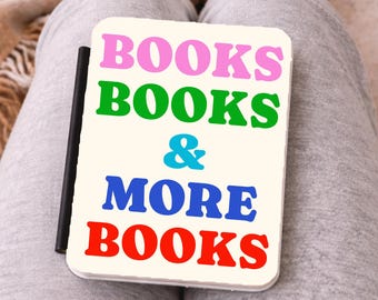 Books Kindle Case | Colorful Typography eReader Cover