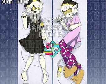 Disassembly Drone N MurderDrones themed body pillow cover