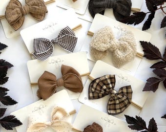 Nœuds papillon pour bébé | Nœud pour bandeau de taille moyenne