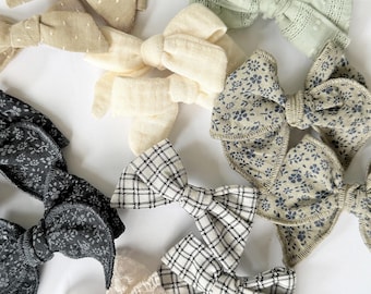Small Pigtail Hair Bows | Bow Clips