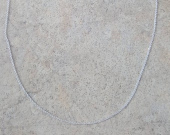 Sterling Silver cable chain