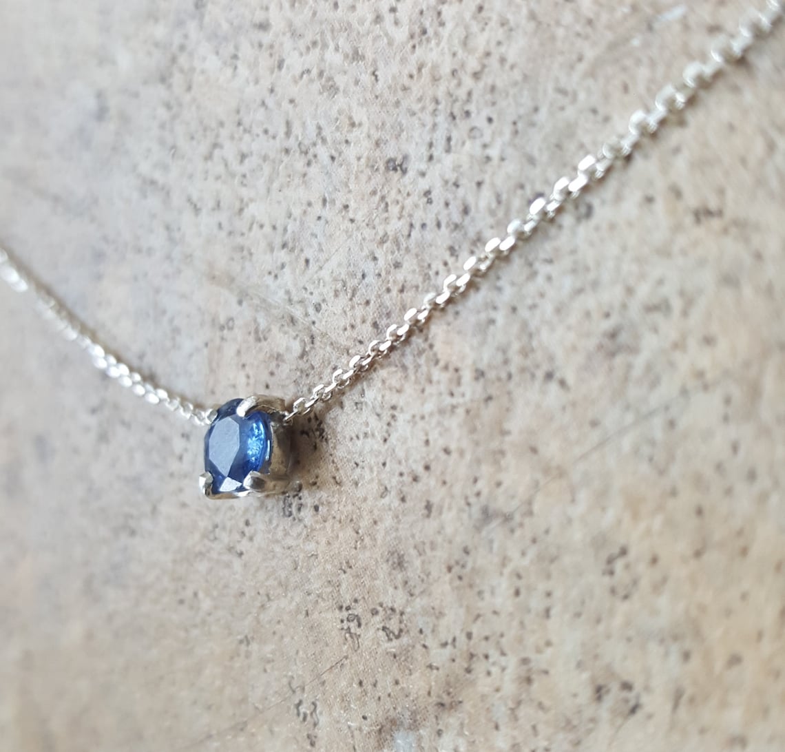 Sapphire choker necklace Clearance