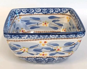 Temp-Tations Repräsentables Ofengeschirr von Tara - eckige Schüssel Vintage