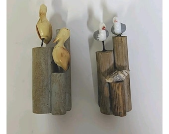 Vintage Möwe & Tauben 3D Kühlschrank Souvenir Souvenir Magnet