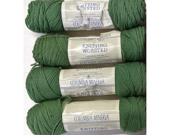 Lot von 4 Minerva Strick Kammgarn